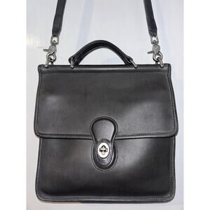 Coach Vintage Willis Gray (rare color) Top Handle Crossbody Bag 9927